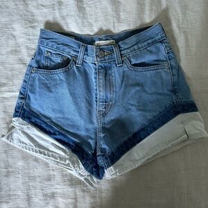 Levi denim shorts